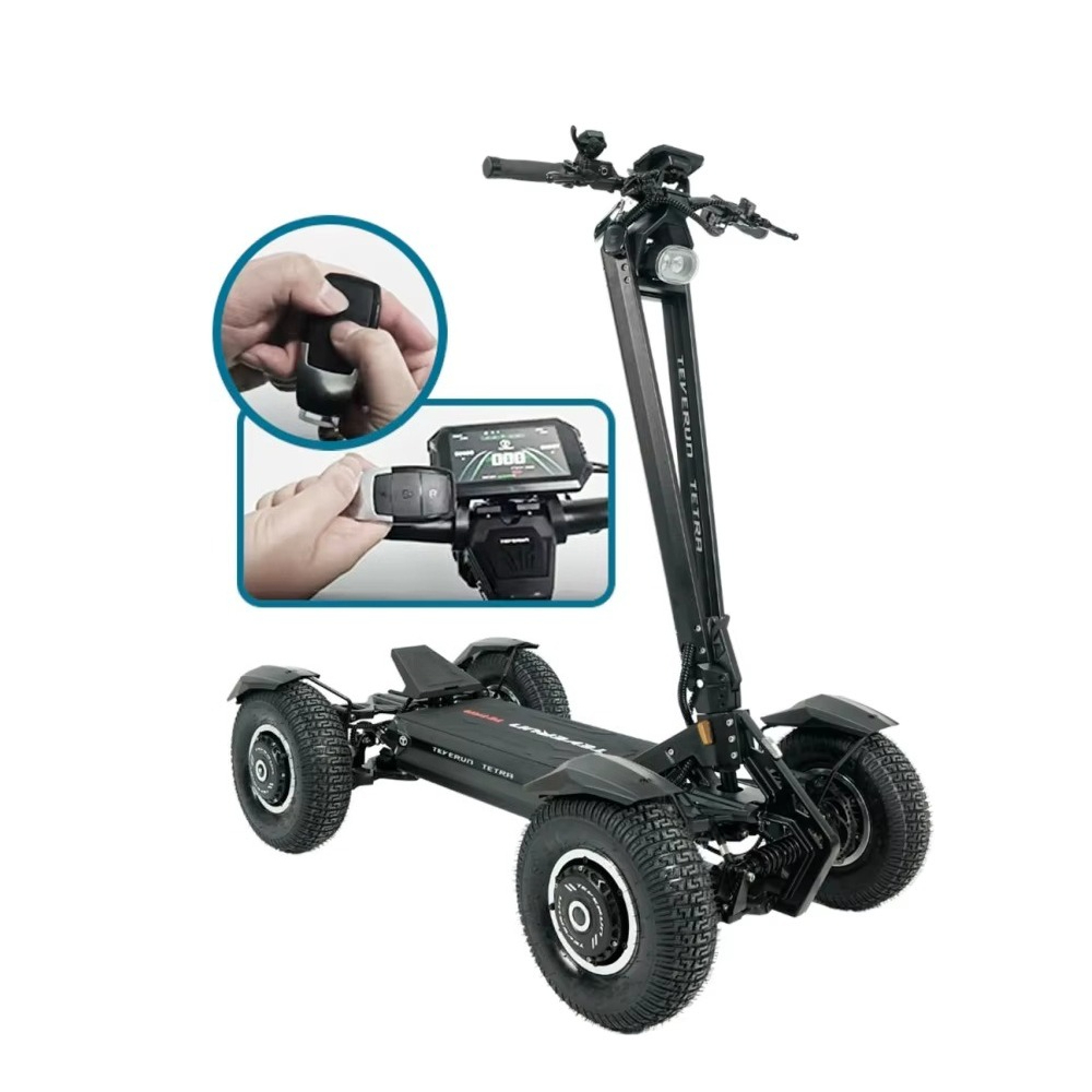 Electric Scooter Adults - สกู๊ตเตอร์ไฟฟ้าสี่ล้อพับได้กำลังสูง 5000W – ระยะทางสูงสุด 200 กม.