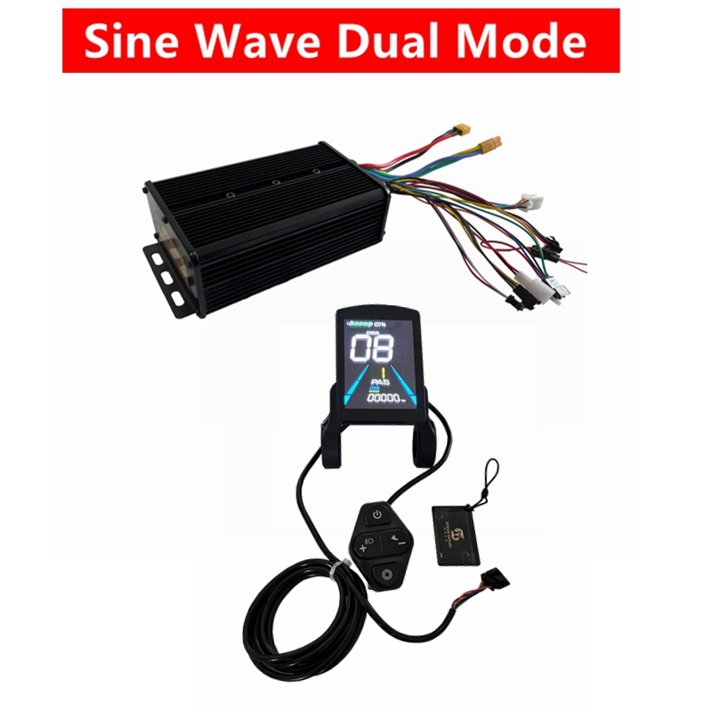 72V 45A Dual Controller - สต็อกในสหรัฐฯ NBpower คอนโทรลเลอร์จักรยานไฟฟ้าแบบคลื่นไซน์ 48V/72V 45A โหมดคู่