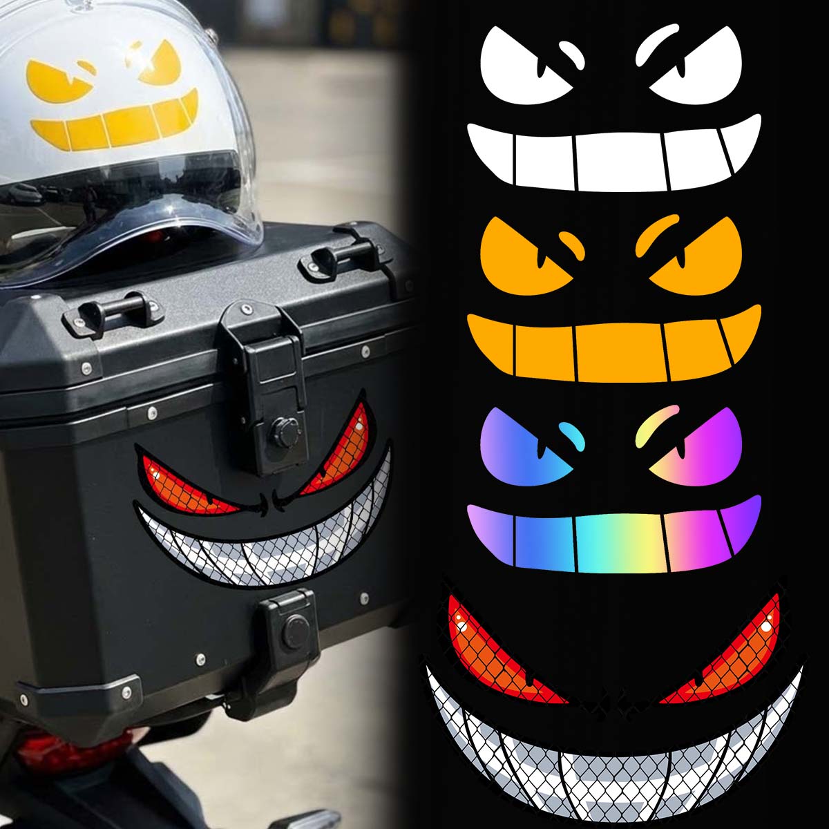 สติ๊กเกอร์ตกแต่งรถมอเตอร์ไซค์ล - Scooter Helmet Set บทวิจารณ์และราคา