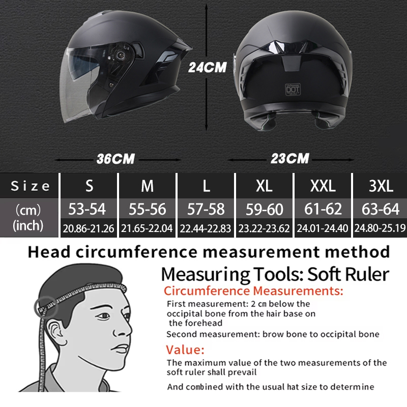 หมวกกันน็อคแบบเปิดหน้า รุ่น 71 - Scooter Helmet Set บทวิจารณ์และราคา